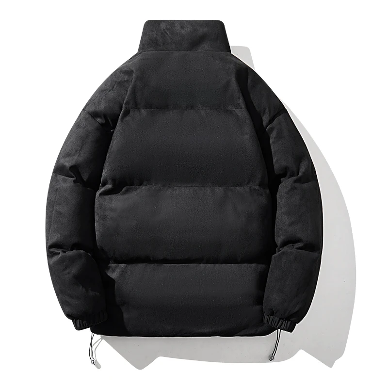 Youth Loose Fitting Autumn Winter Warm Cotton Clothes Men'S Fashion Trend Versatile Stand Up Collar Cold Resistant Thick Coat