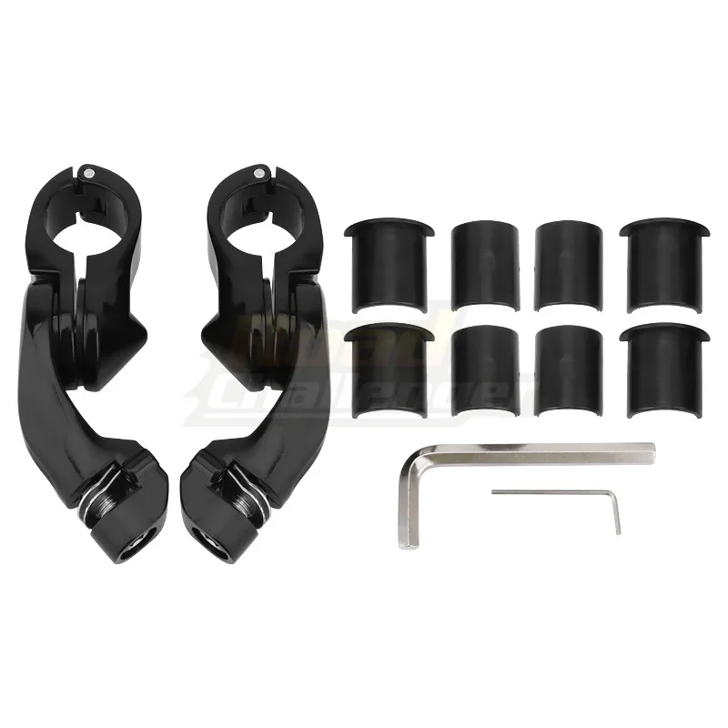 Universal Motorcycle Foot Rest Highway Engine Guard Foot Pegs Mount For Harley Honda Kawasaki Suzuki 1 1/4" 32mm motorcycle accessories motorcycle footrests