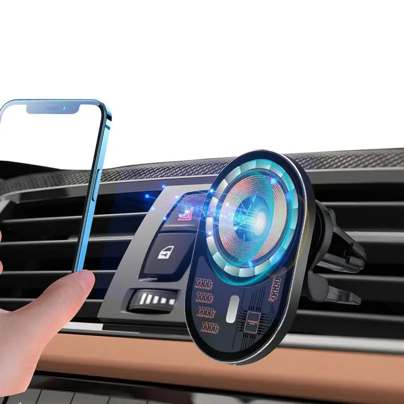 

15W Wireless Charging For Car Fast Wireless Car Charger Fast Charging Vehicle-mounted 15W Magnet Wireless Charging Holder