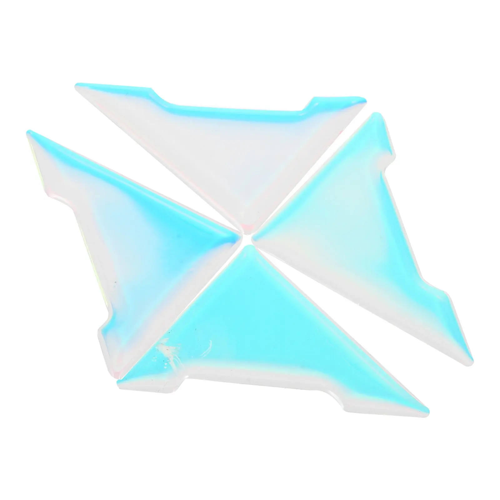 4개 야광 자동차 도어 코너 보호대 애완동물 소재 스크래치 방지 도어 엣지 가드 자동차 범퍼 보호 스티커