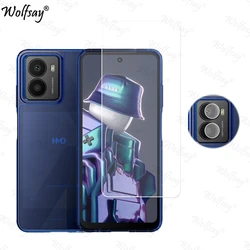 Enhanced Camera Lens and Screen Protector - Tempered Glass with Full Adhesive Coverage for HMD Fusion (1 Glass and 1 Len)