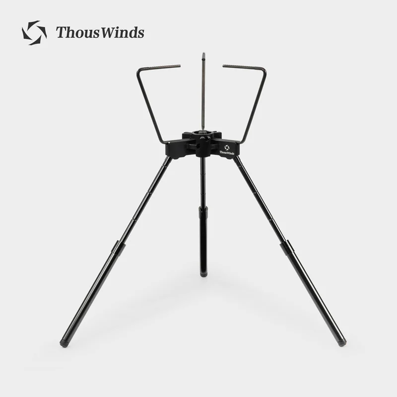 Thous Winds 캠핑 가스 탱크 스토브 베이스 홀더, 가스 탱크 안정기 선반 스탠드, 가스 캐니스터 기울기 방지 삼각대 스탠드