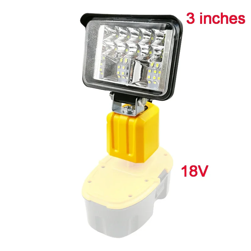 Description Picture 5 of itemDC9096 Car LED Working Lights Flashlights Electric Torch Spotlight Desk Reading Lamp For Dewalt 12V 14.4V 18V NiCad NiMH Battery