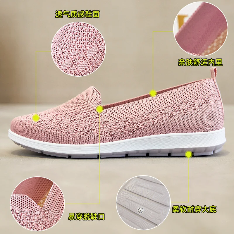 Sneakers Shoes Women Running Walking Shoe Anti-slip Handmade Weave Lightweight Flats Casual Shoe women shoes
