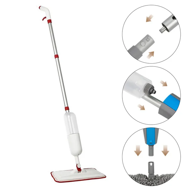 Mop With Spray For 360 Degree Spin Mop With Water Tank And Spray Function For Quick Floor Cleaning Household Cleaning Tool 4