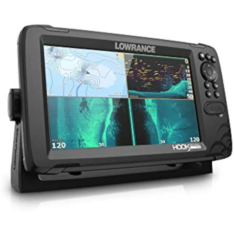 Lowrance Hook Reveal 9 Fish Finder 9 Inch Screen with Transducer