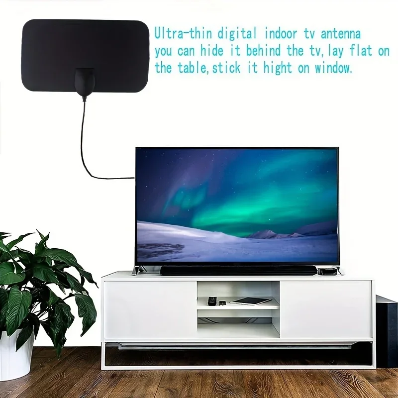 4K 1080p for Smart TV Smart TV Antenna Digital TV Antenna 2023 Latest Portable HD Antenna Indoor Support 2