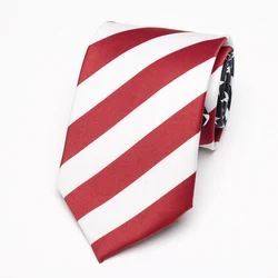 Patriotic Flag Print Necktie for Parties and Formal Events (Burgundy)