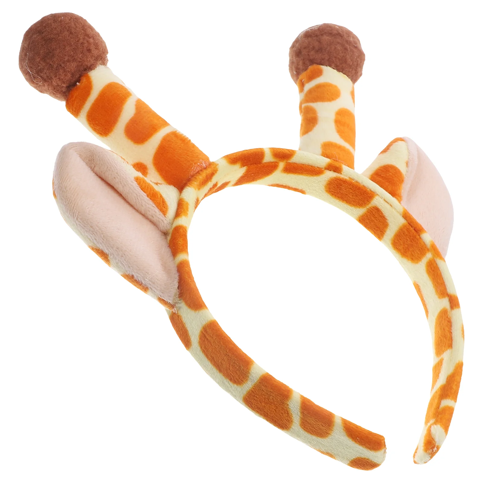 

Antler Headband Women's Headbands Cute Party Button Giraffe Ears Horn Plush Travel Cosplay