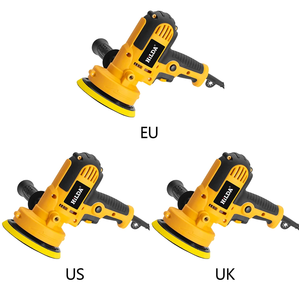 600W Electric Car Polisher Machine 3500rpm Auto Polishing Machine Variable Speed Sander Small Portable Polish Waxing Tools