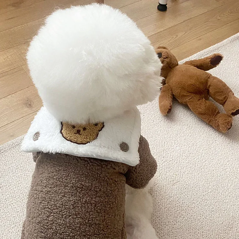

Pet Clothes Autumn Winter Medium Small Dog Clothes Wide Necked Coat Cute Pattern Kitten Puppy Sweet Sweater Pug Pomeranian