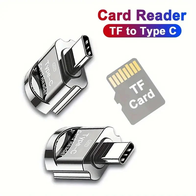 Lecteur De Carte Usb C Vers Sd-Microsd, Solide Aluminium Adaptateur