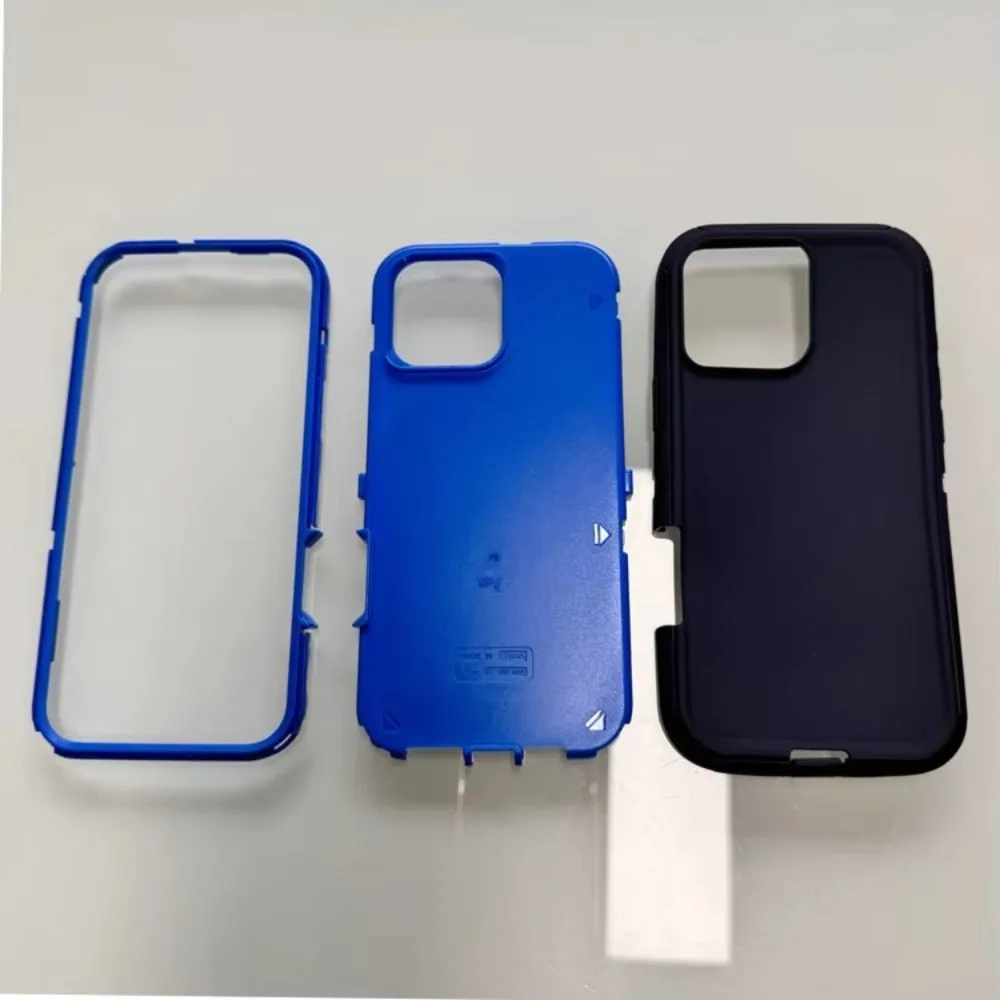 Heavy-Duty Shockproof Phone Case with Belt Clip and Protective Box Packaging