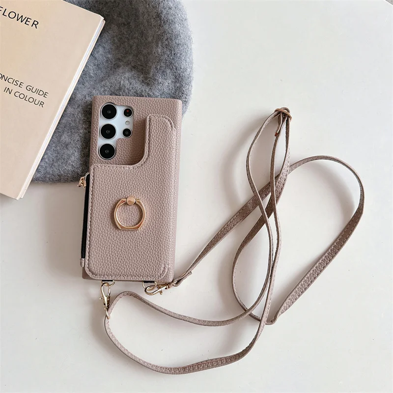 Sleek Crossbody Wallet Phone Case with Card Slots