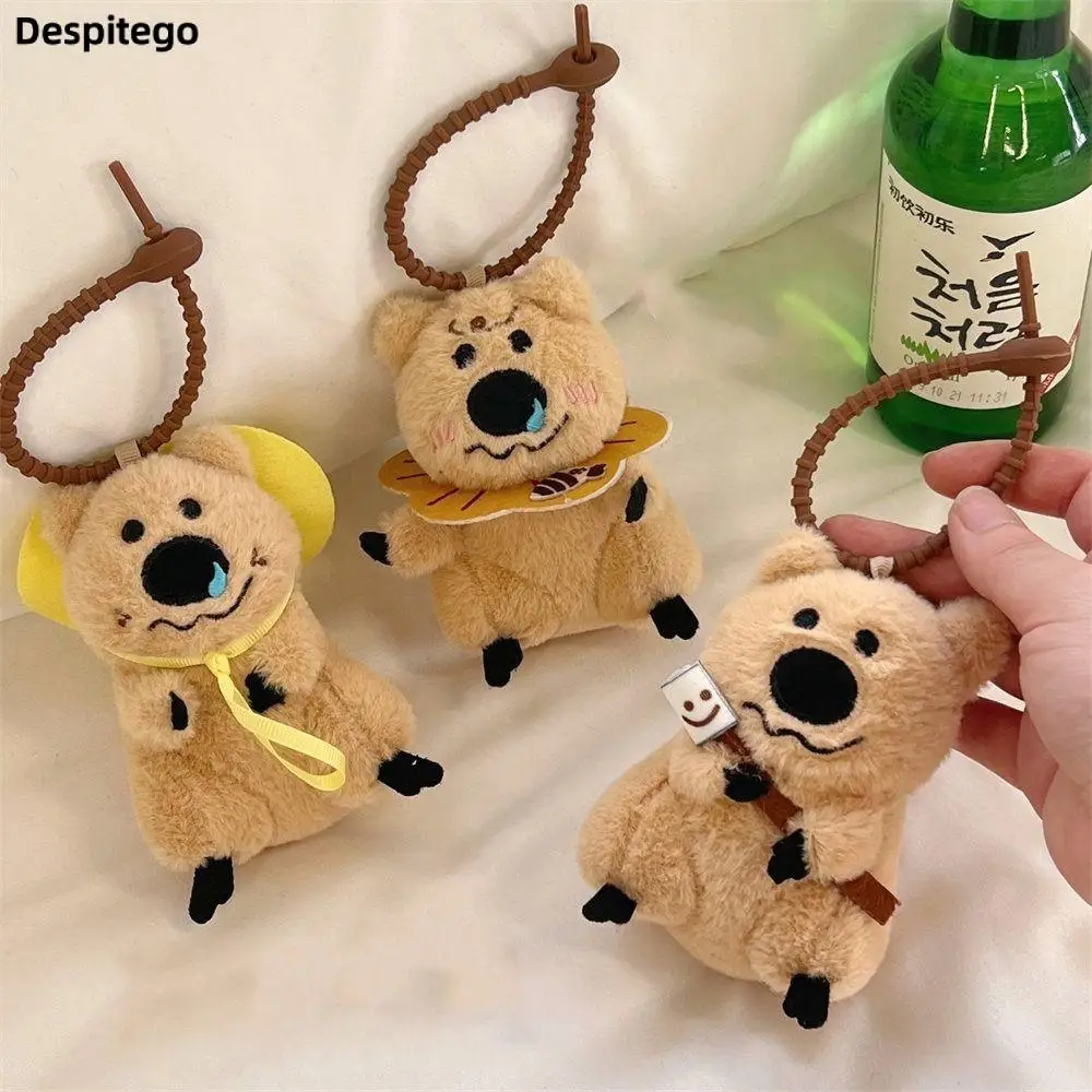 

New Cute Koala Plush Toy Pendant Key Chains Couple Backpack Keychain Decoration Accessories for DIY Craft Accessories