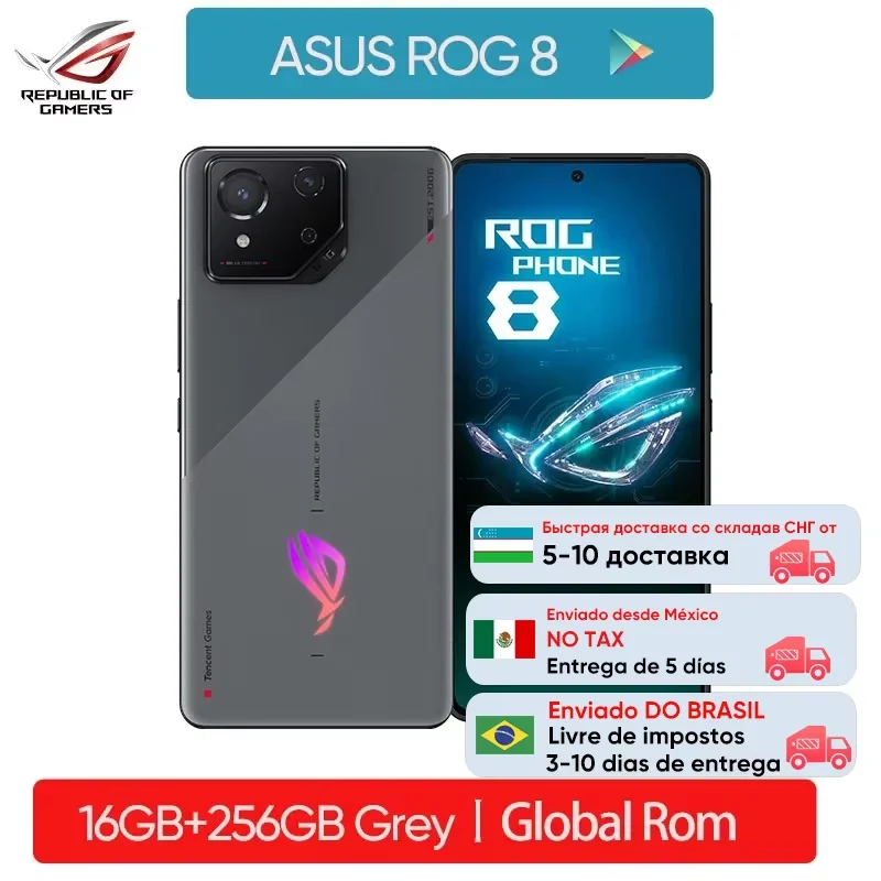 ①ASUS ROG Phone8 AI2401 RAM:16G/ROM:256G ①ASUS ROG Phone8 AI2401 RAM:16G/ROM:256G Original ASUS ROG Phone