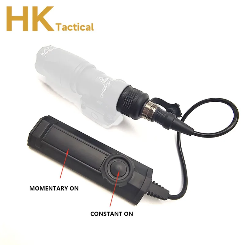 SBGJMY Torcia Tattica a Doppia Funzione Interruttore di Pressione remoto Interruttore Portatile M300 M600 Scoutlight Torcia per Mlok Keymod e Picatinny Rail System da 20 mm (Nero SBGJMY Torcia Tattica a Doppia Funzione Interruttore di Pressione remoto Interruttore Portatile M300 M600 Scoutlight Torcia per Mlok Keymod e Picatinny Rail System da 20 mm (Nero