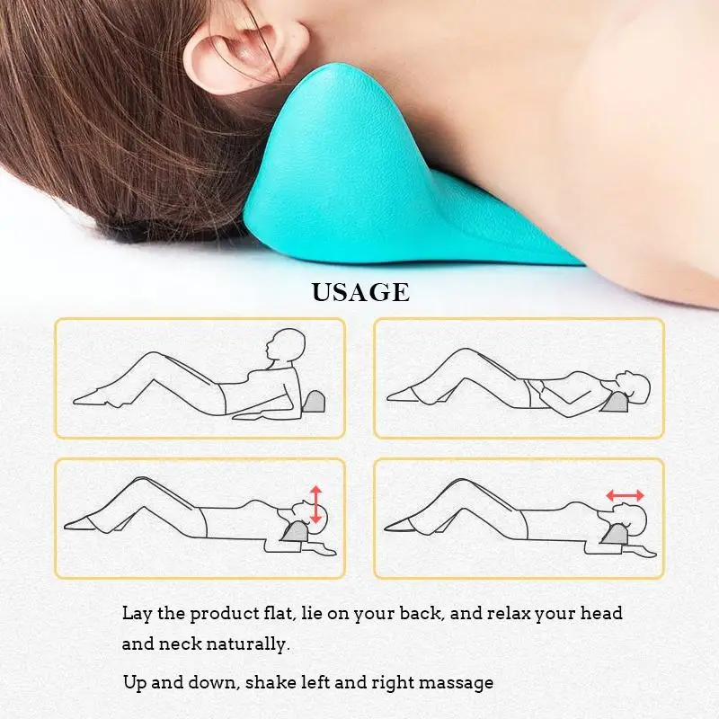 Cervical Relaxation Pillow Portable Neck Massage Neck and Shoulder Repair Cervical Spine Traction Device Massager Relax Body