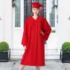 Bachelor Degree Ceremony Attire Bachelor Graduation Uniform Arts Student Graduation Robe with V Neck Hat Bachelor for Doctor 4