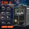 200A MIG Welder 7 in 1 Gas MIG/MAG/Gasless Flux Core MIG/Lift TIG/Stick/Spot Welding/Spool Gun Multi-Process Aluminum Mig 2