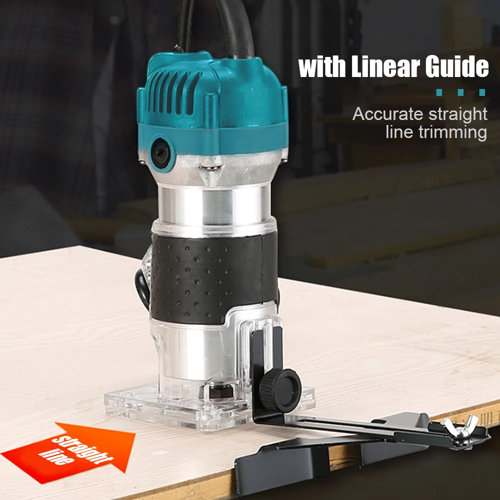 Woodworking Electric Trimmer 800W Carving Power Tools