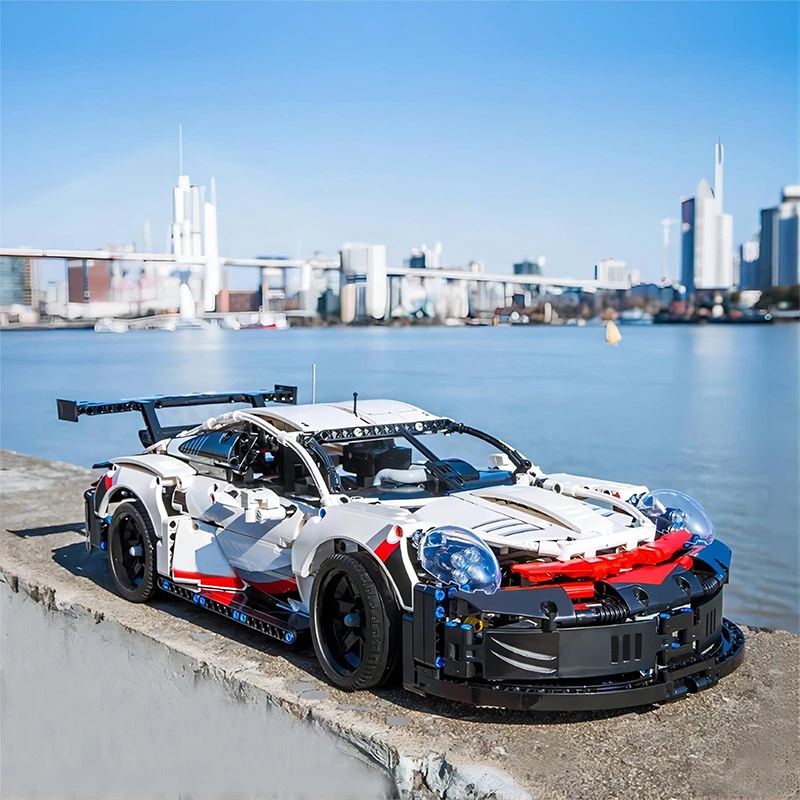 Technical Super Sports Car Building Kit,1:10 Scale Car 42096 Model Building Blocks Toys Collectible Race Car,for 14+ Year Boys 5