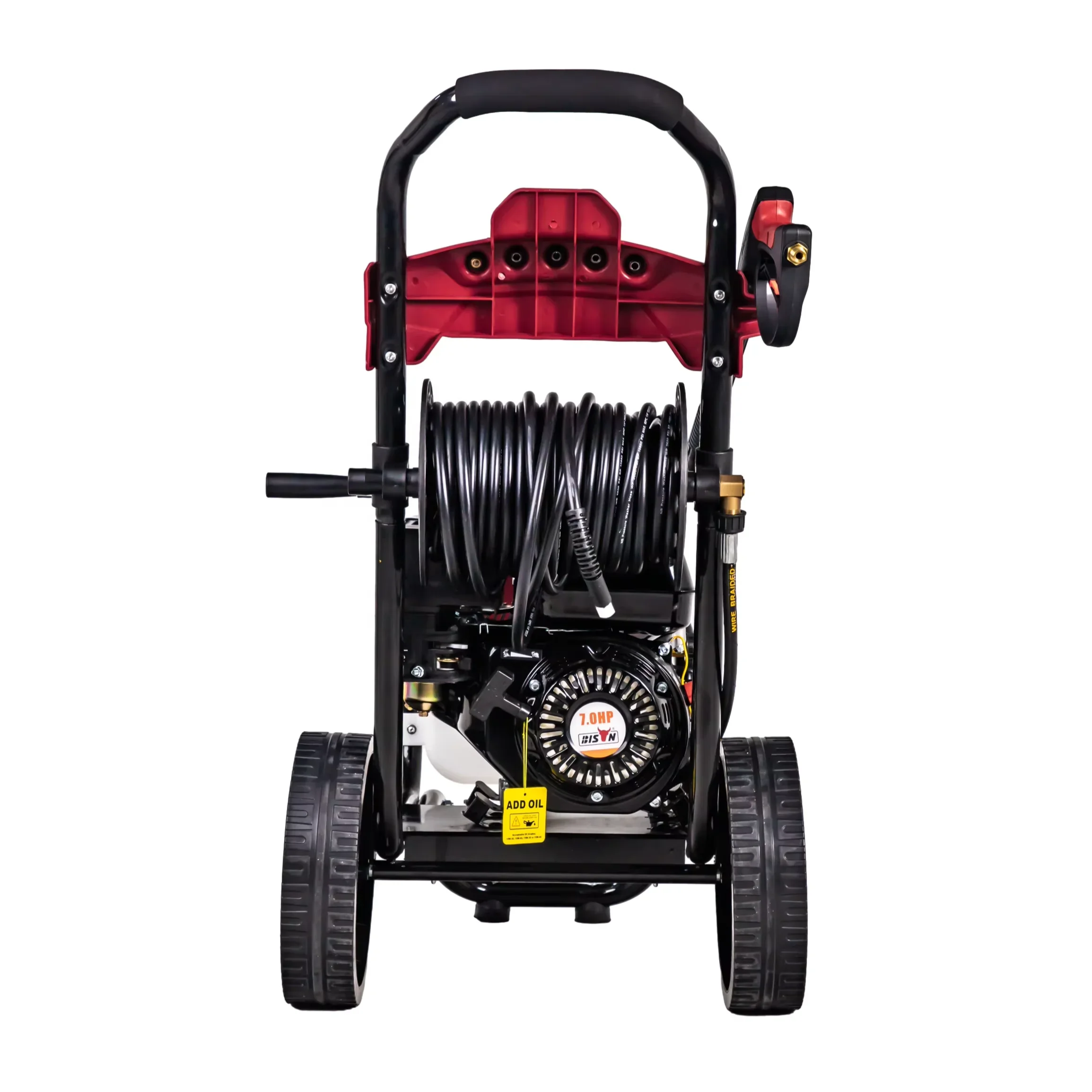 Water Jet High Pressure Cleaner 2.4Gpm 7 Hp 170Bar 2500Psi Petrol Jet Wash Cold Water High Pressure Washer 6