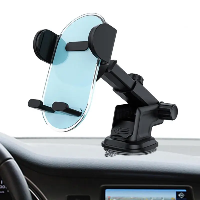 

Car Phone Holder For Dashboard Cell Phone Craddle Dashboard Mount Strongly Sticky Window And Car Windshield Compatible