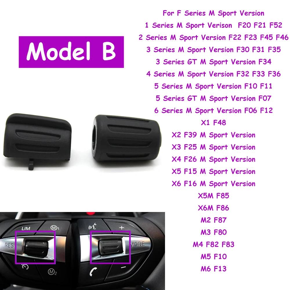 Clé Bouton De Volant Multifonction ABS - Remplacement Côté Gauche Pour BMW Série M Sport