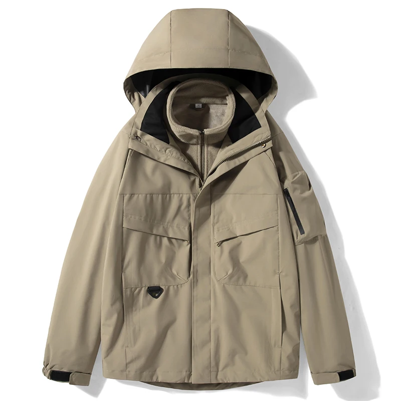 New in Coats and Jackets Motorcycle Jacket Winter Men Parkas Tactical Clothing Climbing Clothes Work Wear Men's Man Coat Jakets