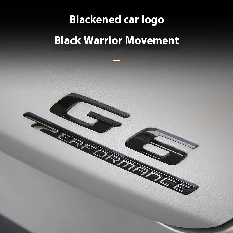 Xpeng G6 Xiaopeng G6 2023 2024 2025 검정색 로고 테일 로고 전면 및 후면 로고 수정 액세서리에 적합