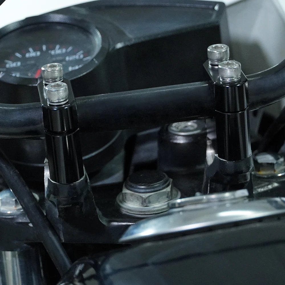 Motorcycle Handlebar Risers 22mm 7/8" Mounting Clamps For BMW R1200R F800ST F700GS F650G F650CS G650GS R1100GS R1150GS R850GS 6