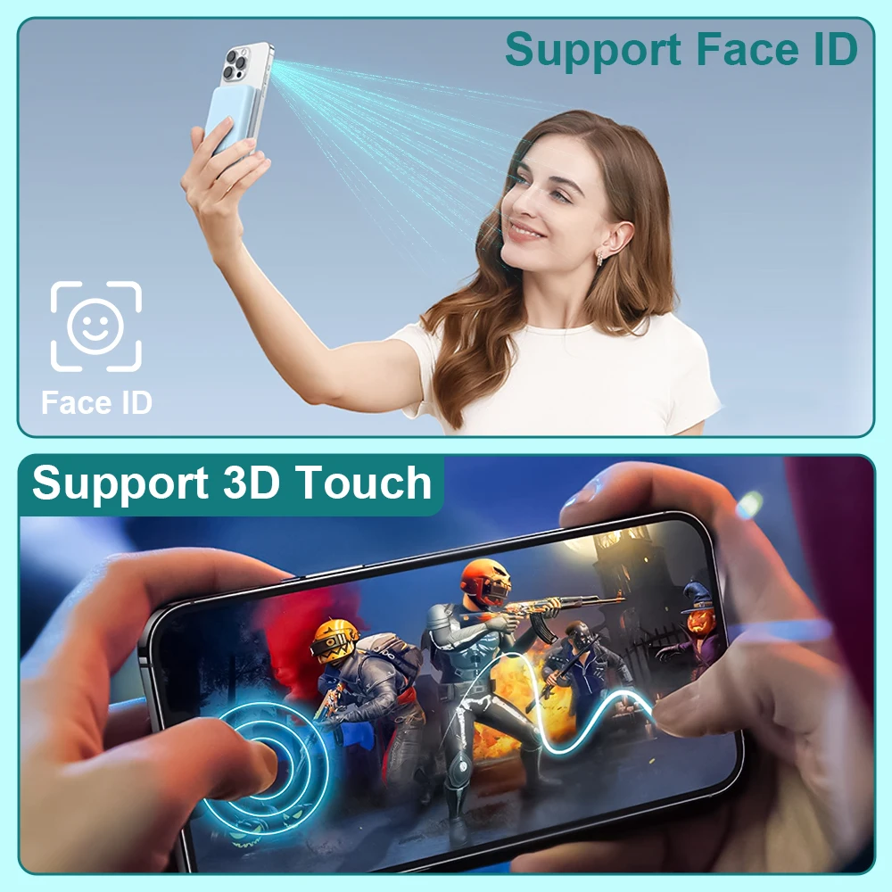 Componente di Ricambio di Alta Gamma per iPhone, Schermo Compatibile con Display 3D Touch per iPhone 13, 13Mini, 13Pro, 14, 14Pro, 15, 15ProMax - immagine 6