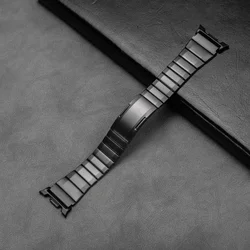 Premium Stainless Steel Watch Band Strap - Universal Fit - Galaxy Ultra 47mm (Titanium gray)