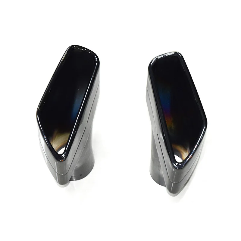 304 Stainless Steel Car Exhaust Tip For G30 G31 525i 530i 528i Muffler Tip Square Nozzle Original Design Tailpipe Tips