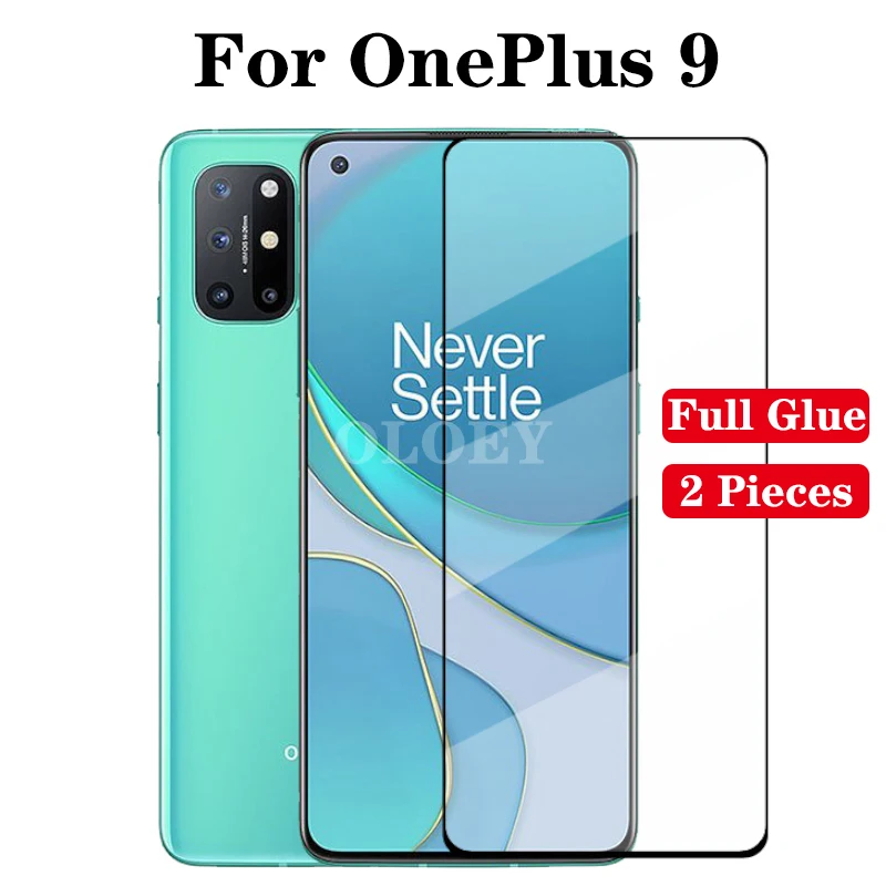 

Закаленное стекло на клеевой основе для Oneplus 9, 2 шт.