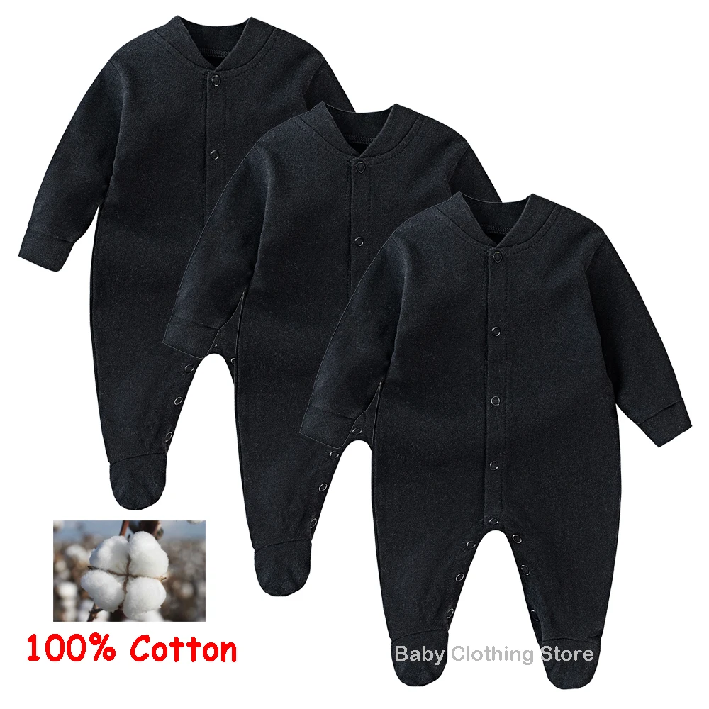 

Soft 100% Cotton Newborn Baby Rompers One-pieces Boy Sleepsuits Girl Jumpsuits Long Sleeved Jumper Infant Baby Clothes Roupa