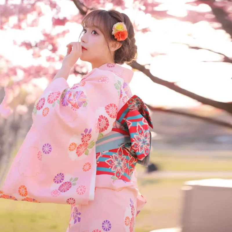 

Japanese Kimono For Women Traditional Clothing Anime Halloween Cosplay Costume Sauna Hotspring Photoshooting Kawaii Cute