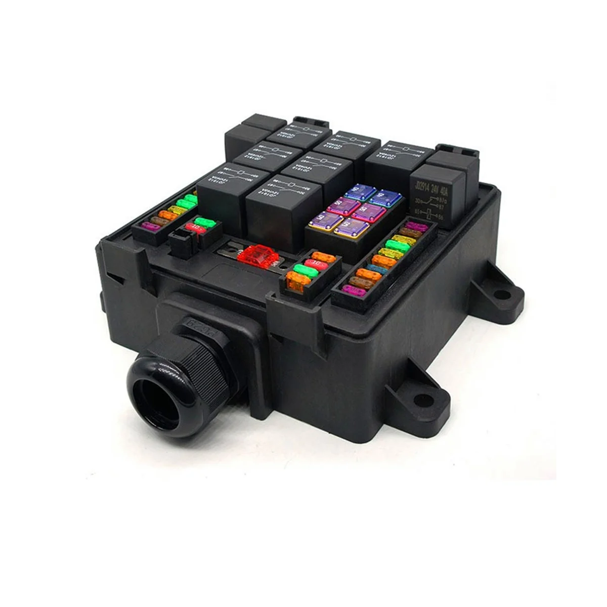 

12V 40A Car Waterproof Safety Box Relay Safety Box Control Relay Modification Vehicle Control the Safety Box 24V