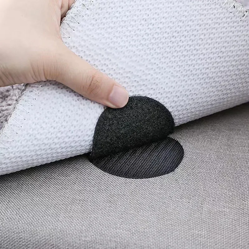 10/40pairs Strong Self Adhesive Fastener Hook and Loop Tape Sticky Dots Adhesivo Redondo Glue Tape Bed Sofa Mat Carpet Sticker