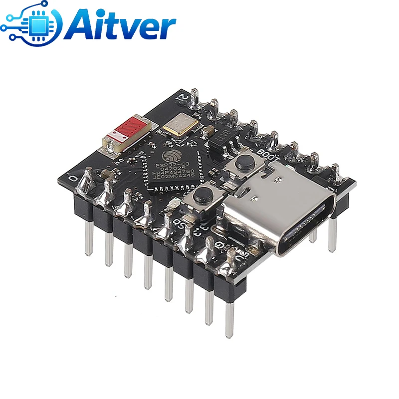 ตัวเลือกสินค้า บอร์ดพัฒนา ESP32-C3 ขนาดเล็ก รองรับ Wi-Fi & Bluetooth