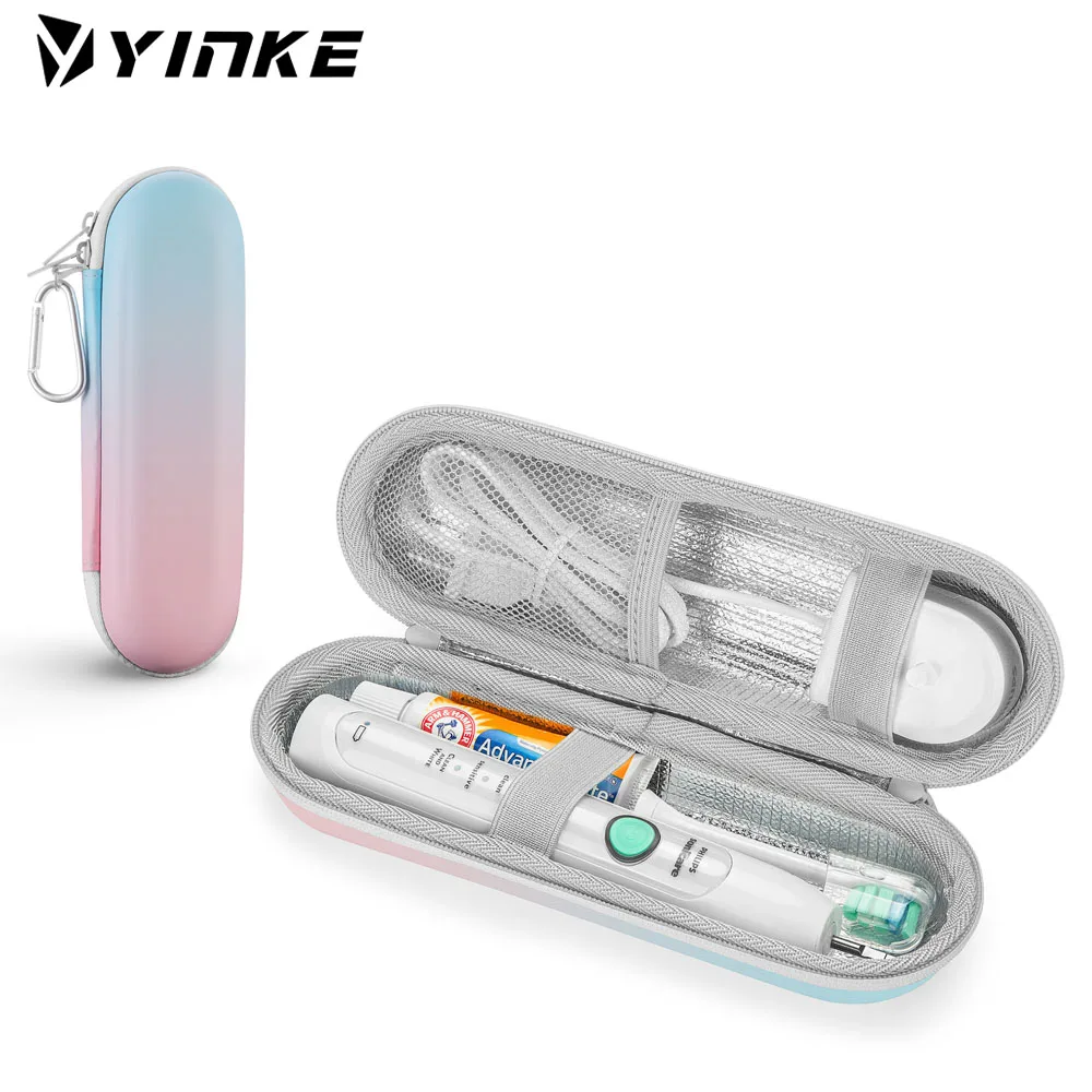 Yinke Custodia Rigida In Eva Per Braun Oral-B Pro Smartseries / Philips Sonicare Custodia Da Viaggio Per Spazzolino Elettrico Custodia Portatile