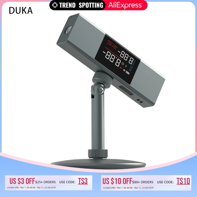 Xiaomi DUKA LI 1 Laser Angle Casting Instrument Meter Measure Tools Protractor Digital Inclinometer 2 in Gauge | Инструменты