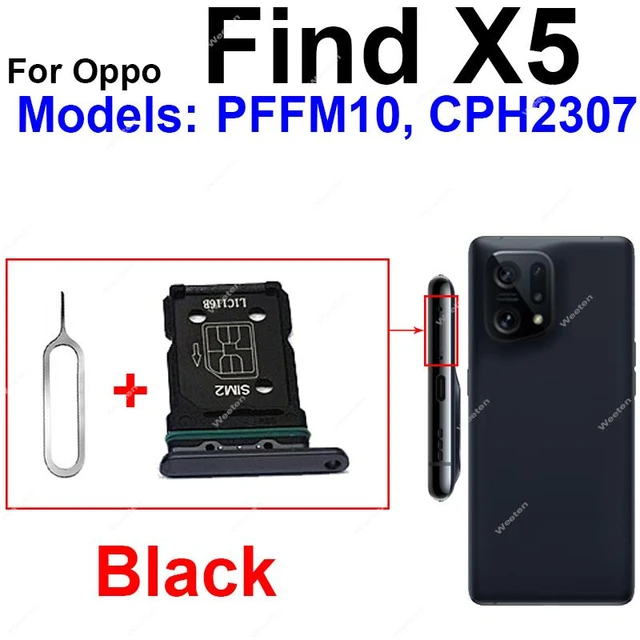 SIM Card Tray For OPPO Find X3 Pro X3 Lite X3 Neo Sim Card Holder Slot Card  Reader Adapter Replacement Parts - AliExpress