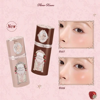 Flowerknows Blusher Strawberry Cupid Collection Liquid Blush Makeup for Cheeks Matte Finish Face Contour for Healthy Natural