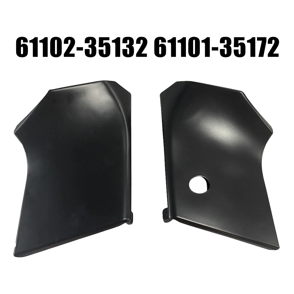 

2pcs Black Hood Upper Panel Fits For Toyota FJ Crusier 2007-2010 #61102-35132/ 61101-35172 Plastic & Metal Car Exterior Part