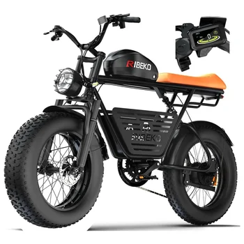 CT20Pro Electric Bike for Adults,Dual Motor2000W 20 in Fat Tire Ebike,Up to 37MPH & 80 Miles,48V 25Ah Removable Battery，7 Speed 1
