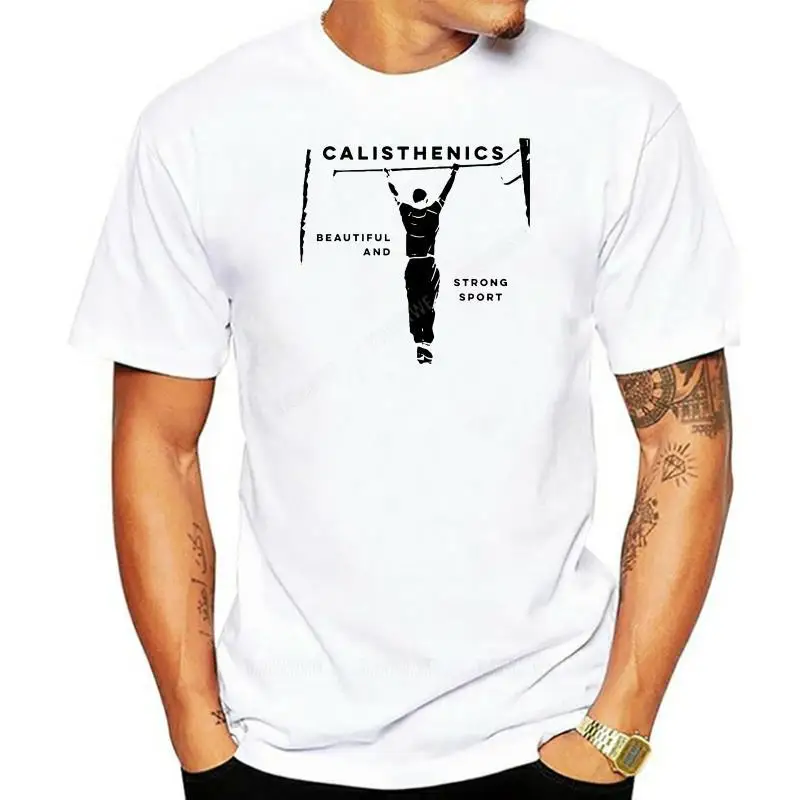 

Мужские футболки, черная, зеленая, с круглым вырезом, Calisthenics Sporter, дизайнерская футболка, одежда, летняя футболка высокого качества