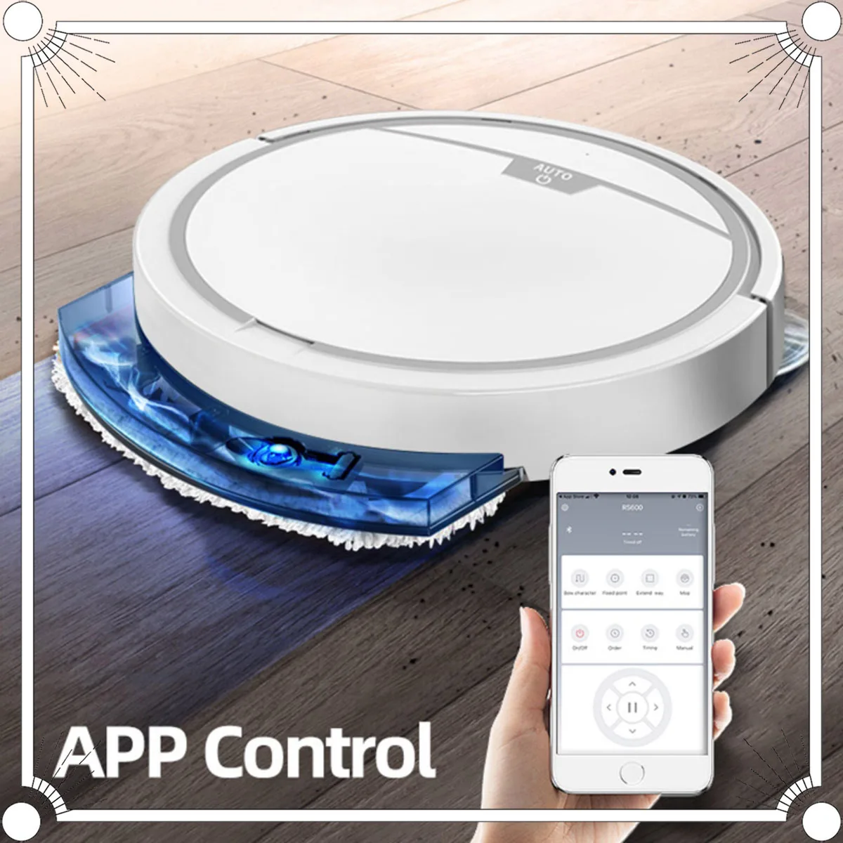 Automatic App Control Vacuum Cleaner Household Floor Sweeper Water Tank Wet Dry Electric Mop Robot Vacuum Cleaning Machine robot vacuum cleaner