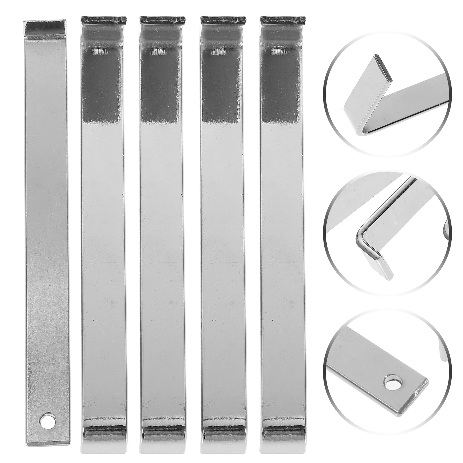 

Metal Clothes Rack Vinyl Hangers Sliding Hooks Hanging for Siding Steel Wall Clips